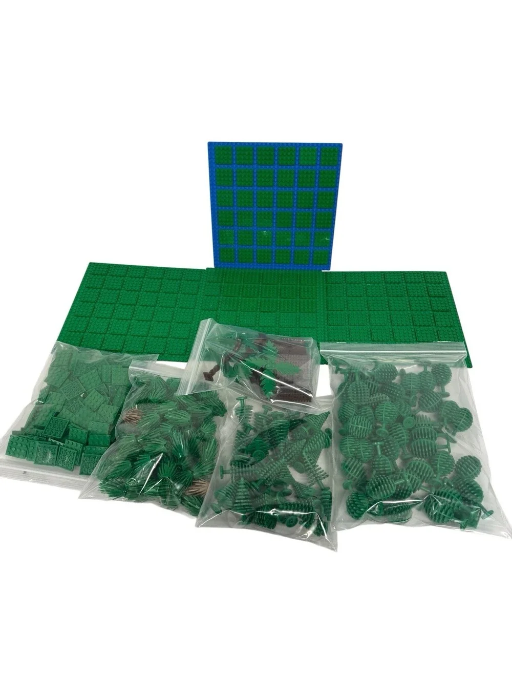LEGO Green Nature Landscape Accessory HUGE LOT  Pine Tree 3471 - Fruit Tree 3470
